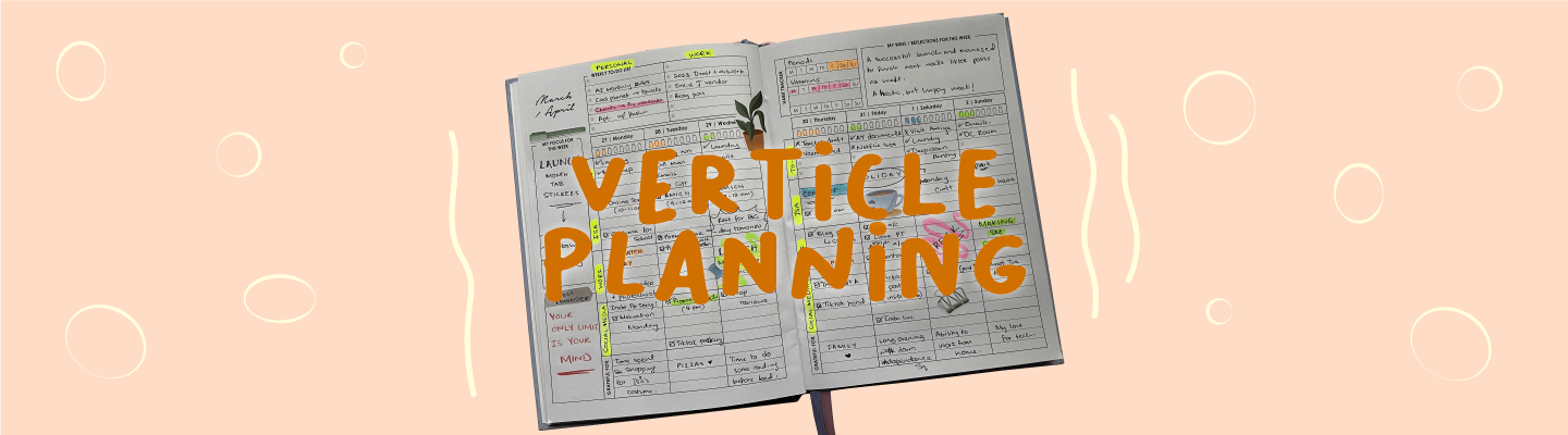weekly planning spreads