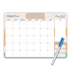 <b>Bohemian </b><br>Monthly Magnetic Planner
