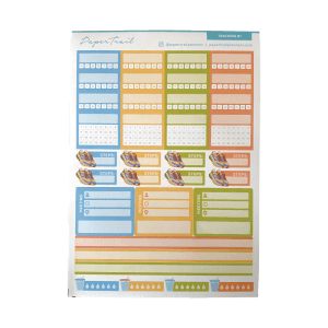 <b>Trackers #01 </b><br>A5 Sticker Sheet